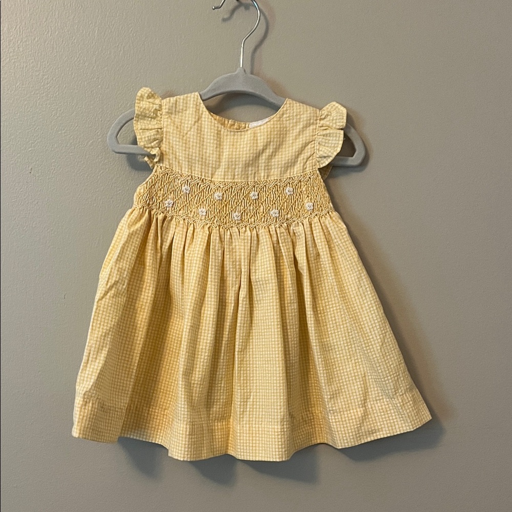 Gingham Smocked Dress